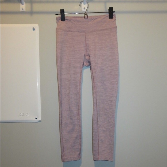 Outdoor Voices Leggings Pink Tech Sweat Moisture Wicking Workout Beach Small - Picture 2 of 9